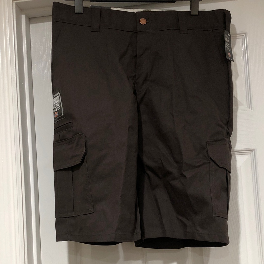 Men's Dickies Brown Cargo Shorts